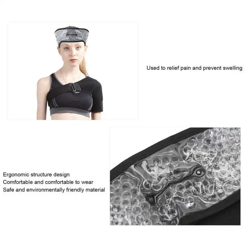 Облегчение мигрени Ice Pack многоразовые насадки для льда горячего и холодного