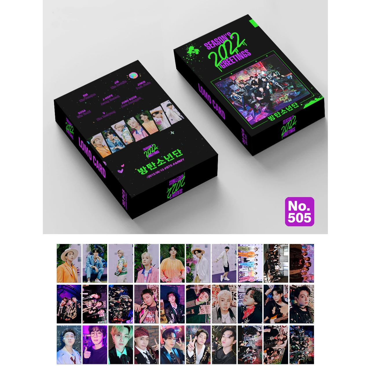 30PCS/Set KPOP Bangtang Boys ENHYPEN TXT ASTRO AESPA Stray kids IU MONSTAX GOT7 New Ablum Postcard Lomo Cards Group Idol Card | Канцтовары