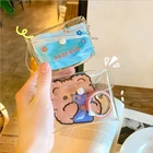 Женская косметичка, кошелек, функциональный Органайзер из ПВХ для хранения косметики, чехол с прозрачной застежкой, Миниатюрный держатель для губной помады, сумочка