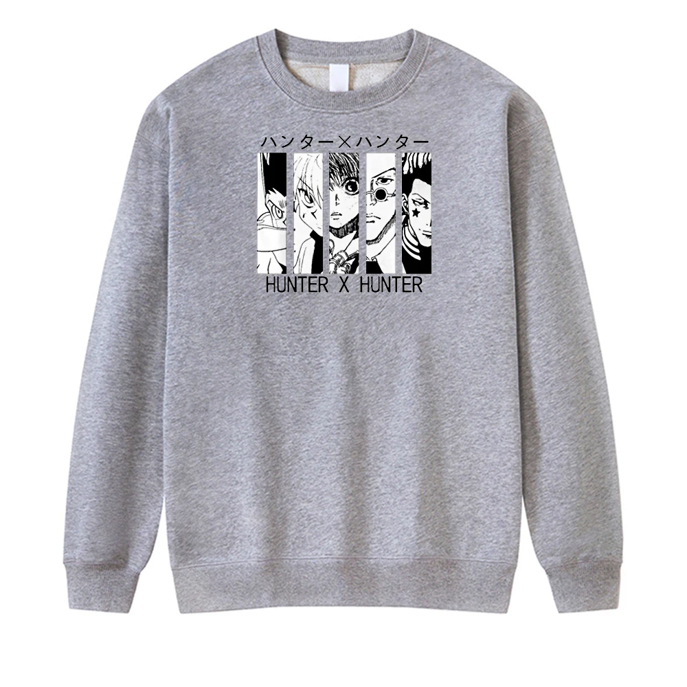 

HUNTER×HUNTER Killua Zoldyck аниме 2021 зимние мужские модные толстовки с принтом хип-хоп теплая спортивная одежда унисекс Свободная Толстовка