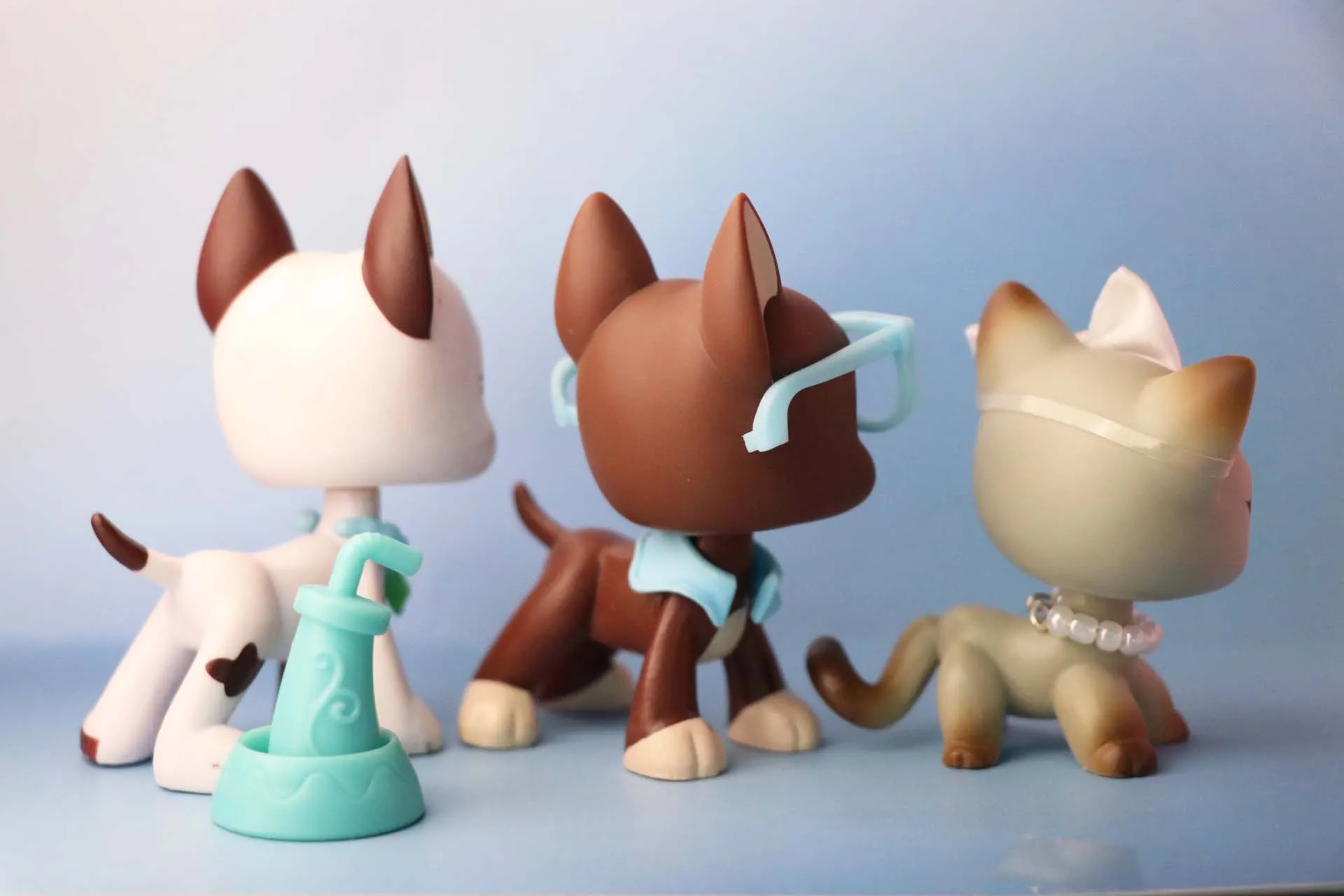 (Коллекционные фигурки 3 шт. игрушек) LovePets немецкий дог Великолепная модель 577 1519 и