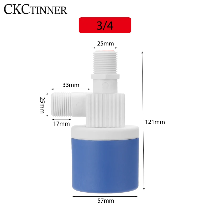 1/2&quot 3/4&quot 1&quot Floating Ball Valve Automatic Float Water Level Controller Tower Tank Installed Inside Liquid Switch |