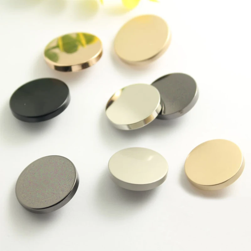 100 шт плоские металлические кнопки высокого качества одежда и аксессуары рубашки