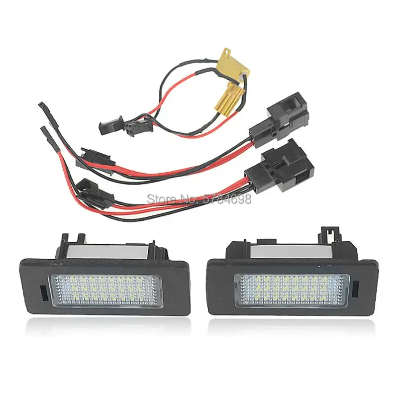 

2 шт. светодиодный светильник Canbus без ошибок для Volkswagen VW golf 6 7 MK7 Passat B6 B7 Jetta Sharan Touran Touareg