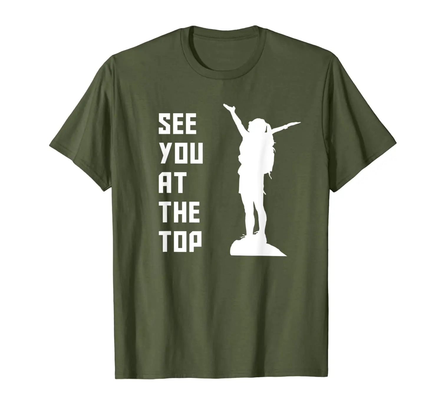 

See You At The Top Hiking Mountaineering Nature Gift T-Shirt
