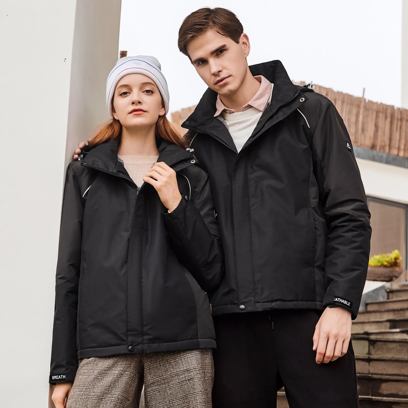 

Мужское и женское водонепроницаемое пальто, теплая подкладка из плотного флиса, дышащая верхняя одежда для катания на лыжах и сноуборде, зи...