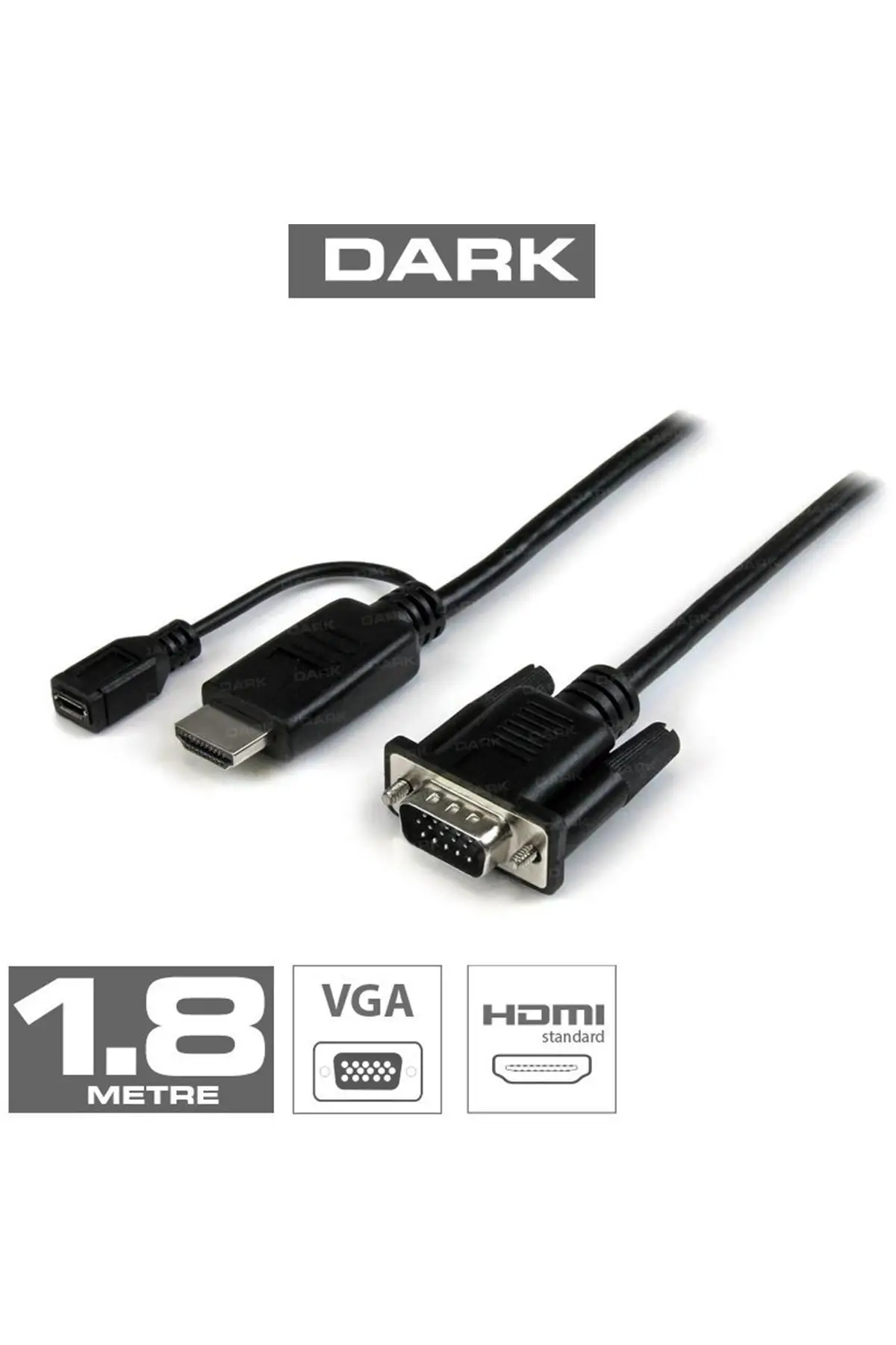 Темный конвертер dk hd ahdmekxvgal180 HDMI в Vga|Куклы| |