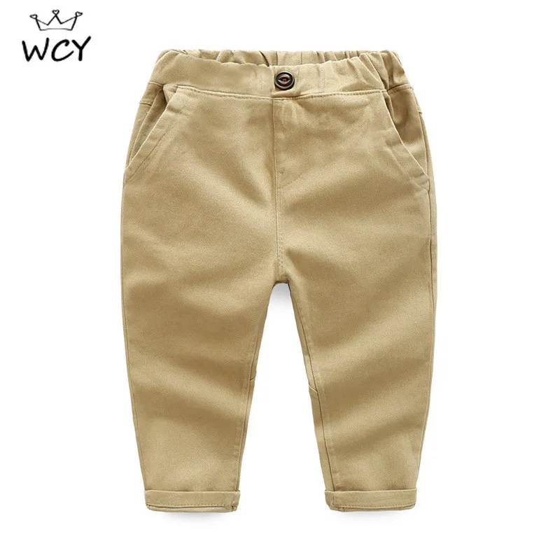 

Модные красивые корейские брюки для мальчиков, повседневные свободные детские брюки с эластичной талией, Джоггеры для мальчиков 2, 3, 4, 5, 6