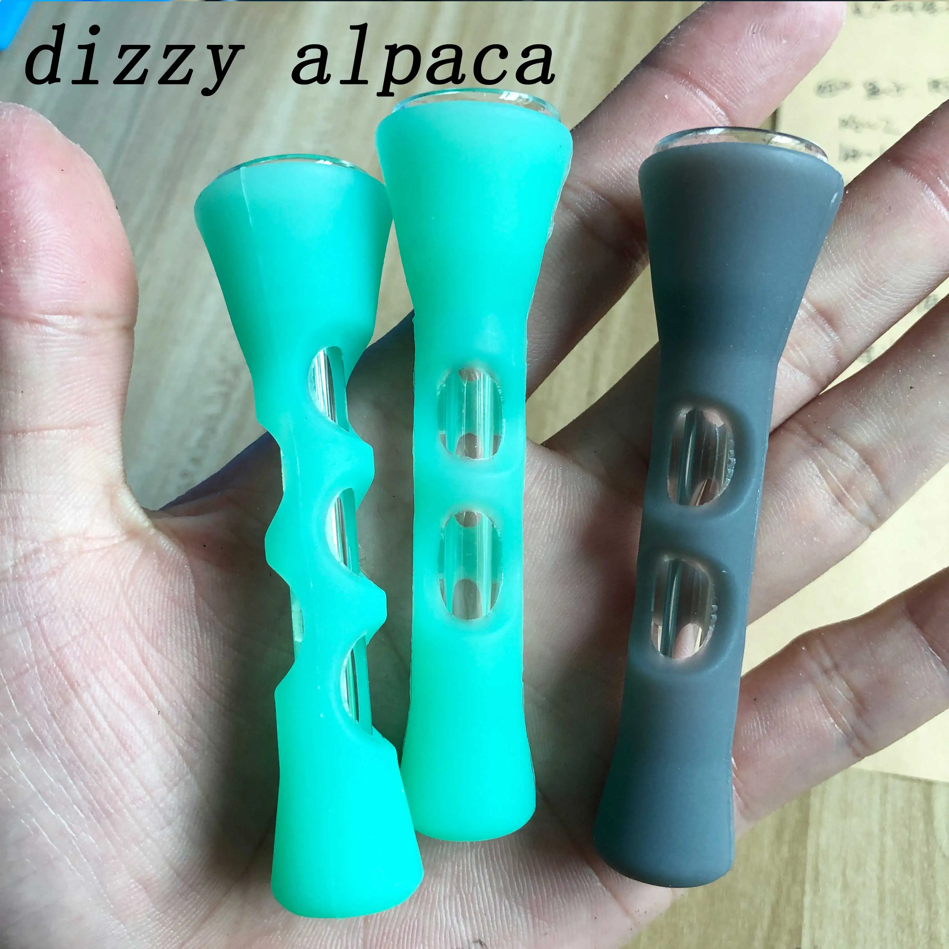 Резиновая силиконовая стеклянная трубка для курения табака травы