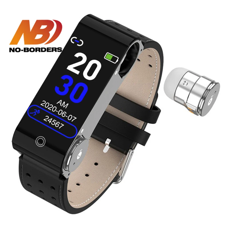 

New L890 Smart Wristband Watch Bracelet TWS 2 In 1 Bluetooth Wireless Earphones Sport Handsfree Earbuds Headset For IOS Android