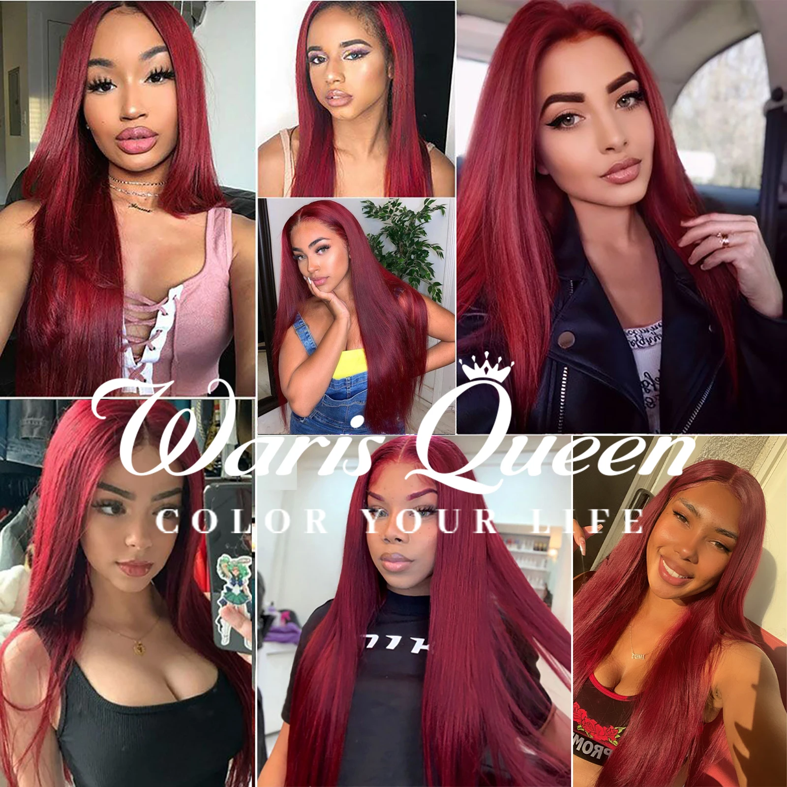 парик lace front передний парик  женский прямой  длинный парики женские рыжий Парик