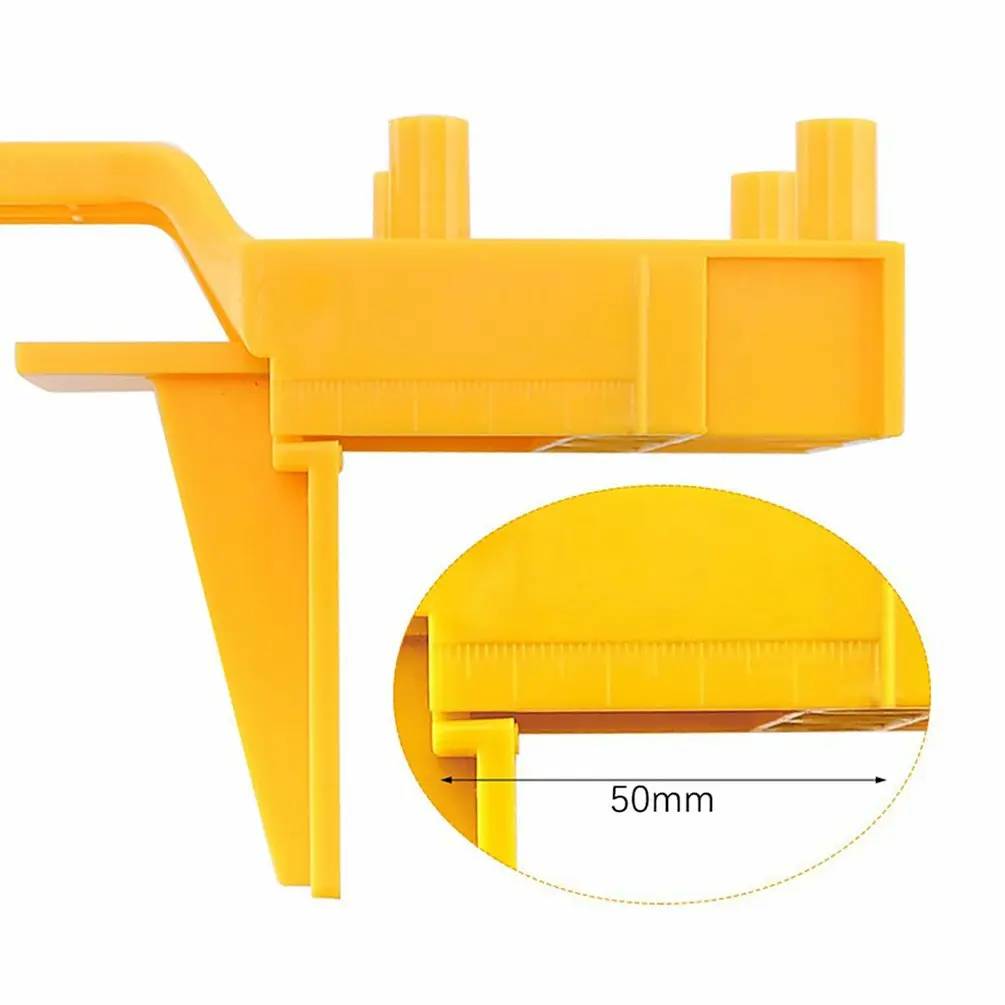 

Woodworking Punch Dowel Jig Drill Guide Positioning Tools ABS Plastic Handheld Punching Tool 6/8/10mm Drill Bit Hole Puncher