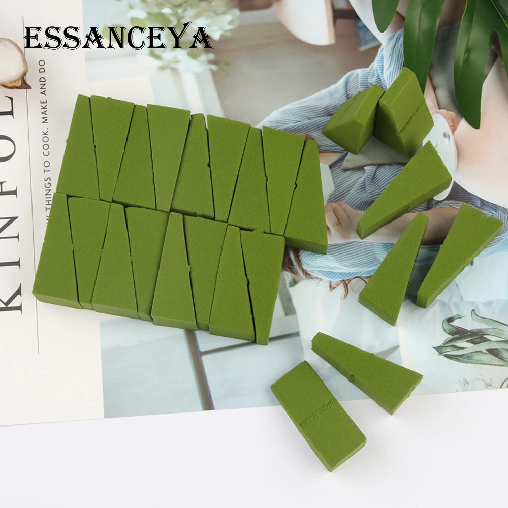 ESSANCEYA 24 шт./пакет плотность латекс клинья спонж для Макияжа Косметический слойка пудра гладкая Спонжик для лица пуховка для пудры