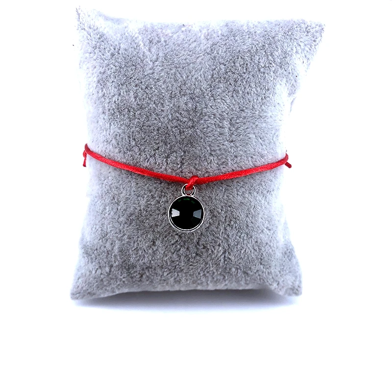 Браслет A050 с камнем на день рождения регулируемый браслет кристаллами для мужчин