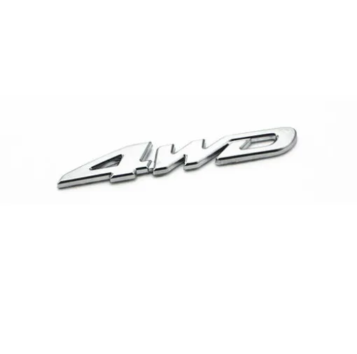 Для Mitsubishi Outlander багажника 3D буквенная эмблема значок символ подписать аппликацию внешний изменение 4WD письмо наклейки для четырехколесных транспортных средств - Цвет: 4WD