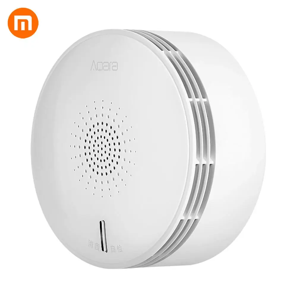 Xiaomi Mijia Aqara NB IoT датчик дыма приложение для безопасности удаленный будильник звук