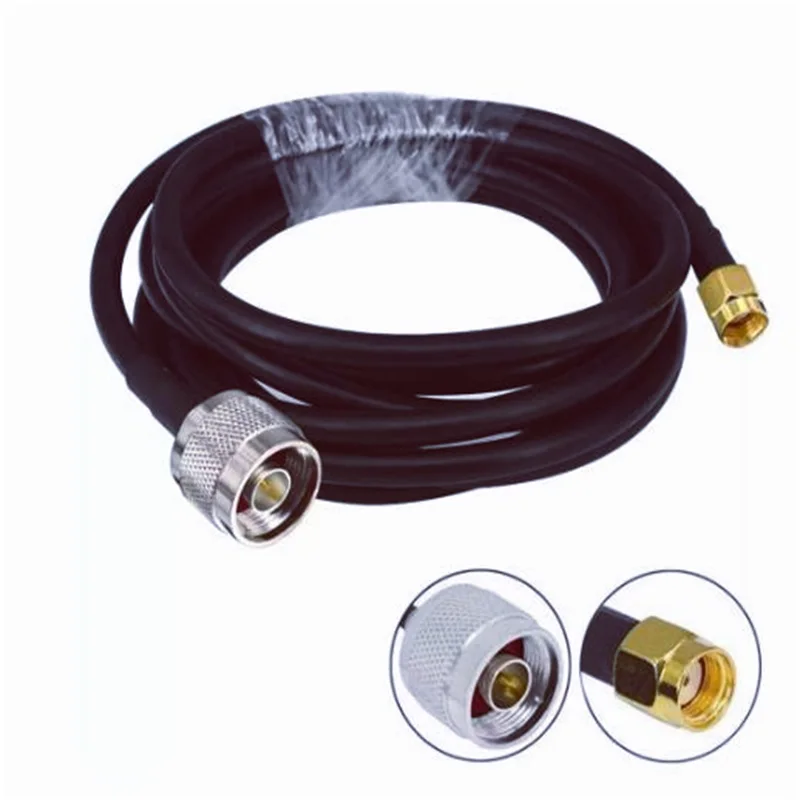 

10pcs N Male to RP SMA male RF Coax Connector Adapter Coaxial 3g 4g antenna Extension Cable 100CM