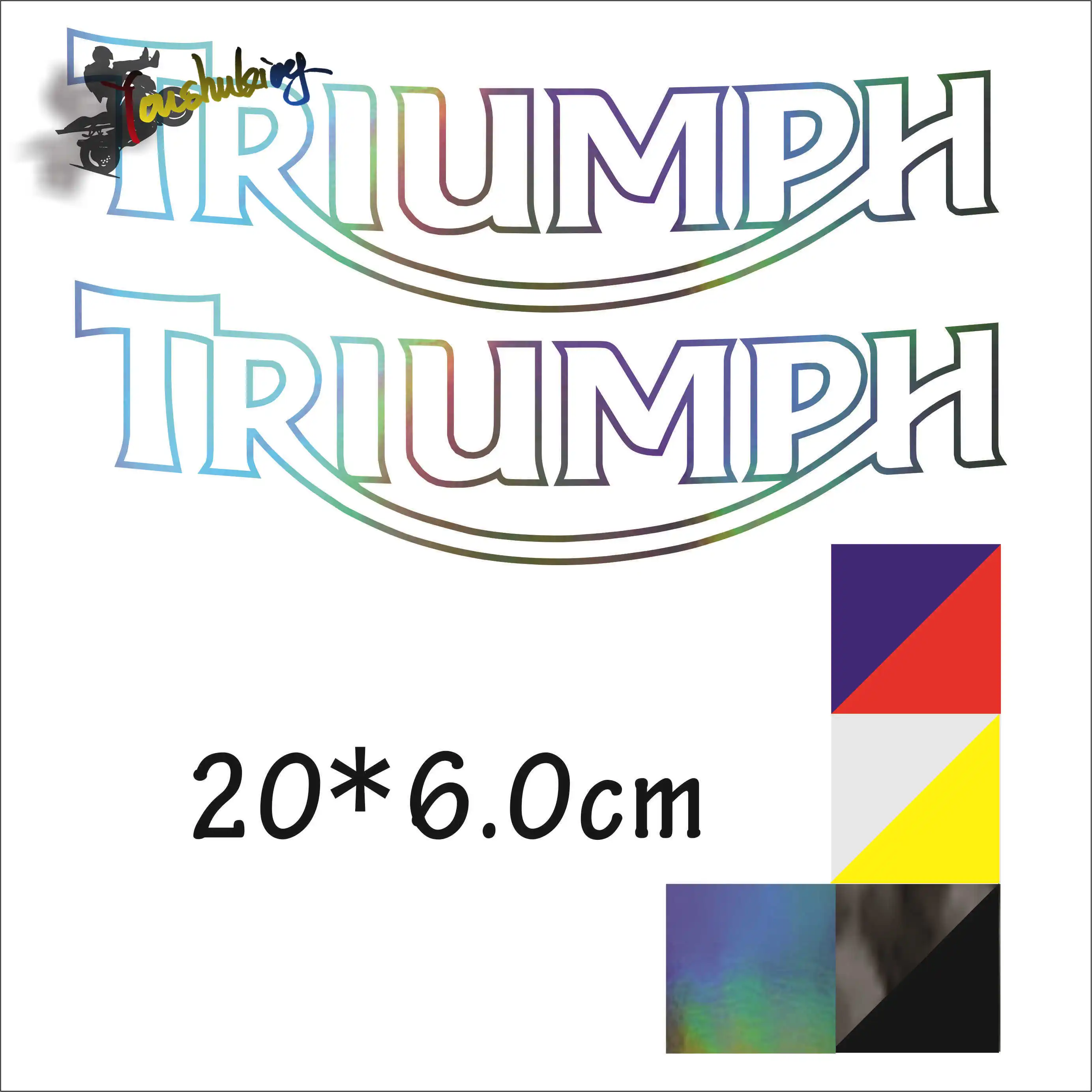 Лидер продаж мотоцикла углеродного черный цвет лазера Светоотражающая наклейка