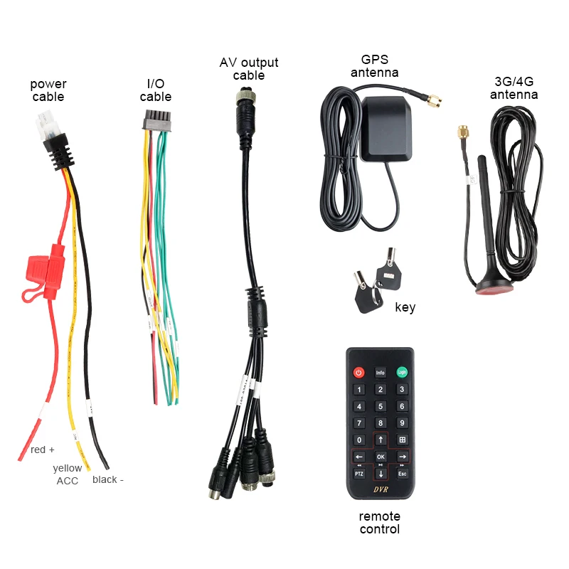 Онлайн 3G мобильный видеорегистратор 4CH AHD dual SD Автомобильный с функцией + GPS для