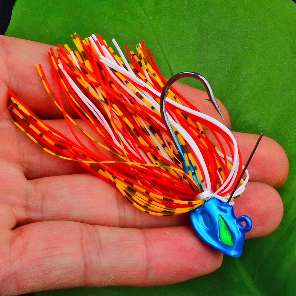 1 шт. приманка для ловли окуня с большим крючком|bass bait|fishing lurejig spinner |