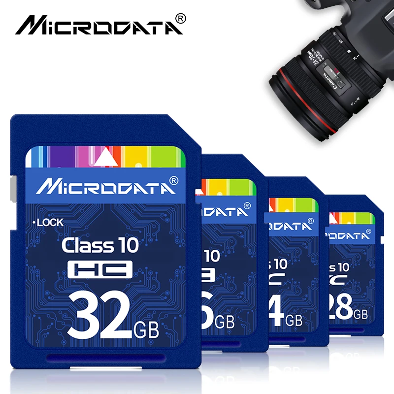 Высокоскоростная SD-карта класса 10 8 ГБ 16 32 64 128 256 карта памяти Microsd SDHC/SDXC флэш-карта