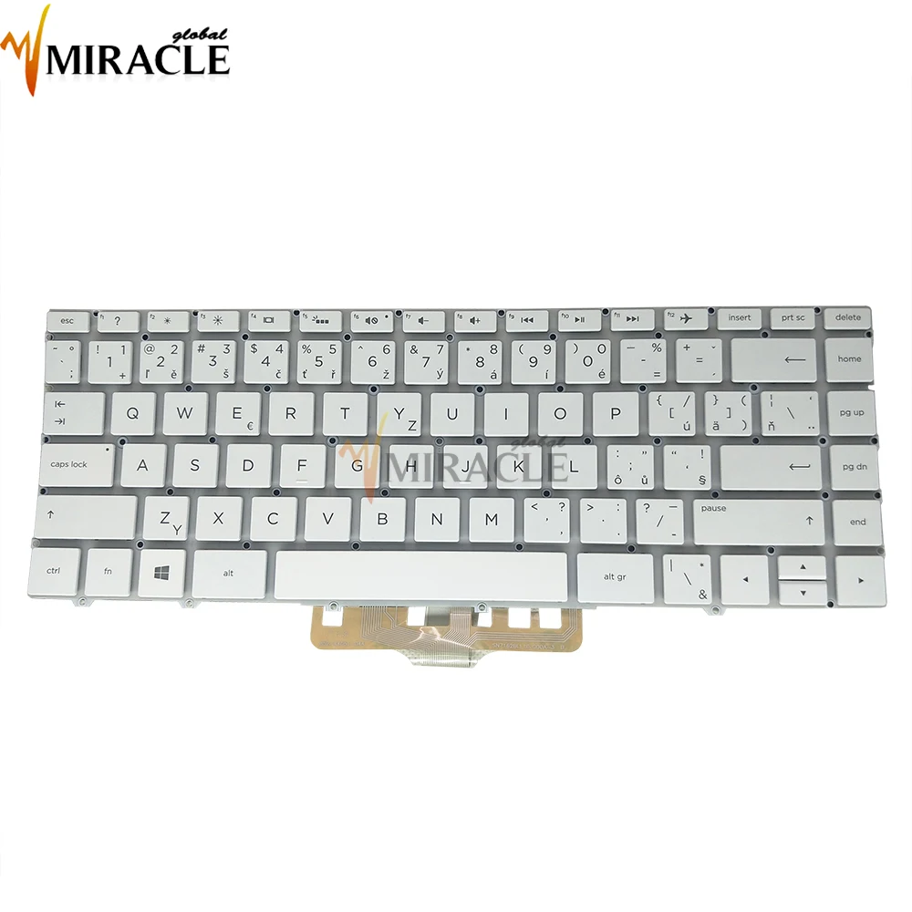 

keyboard for HP Spectre 13-AF 13-AF002TU 13-AF001NG SK Slovakia PK1321W1B22 SN7162BL1 SG-88710 55A 7J1830 white kb backlight