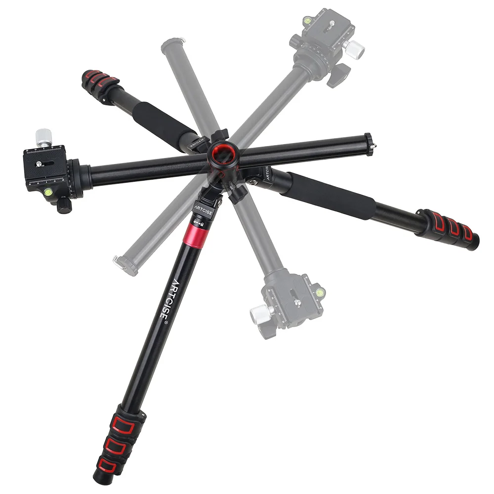 Горизонтальный штатив для камеры ZF60 профессиональный алюминиевый с более