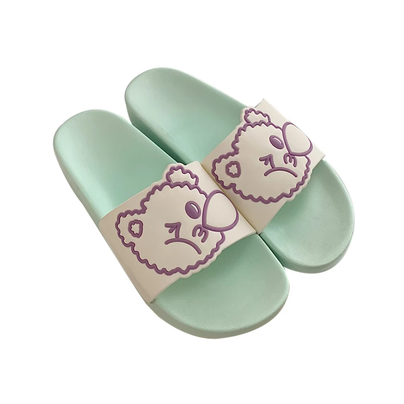 

Cool Slippers for Women Summer INS Girl Heart Lovely Cartoon Soft-soled Non-slip Students Indoor Home Shoes Slippers Women