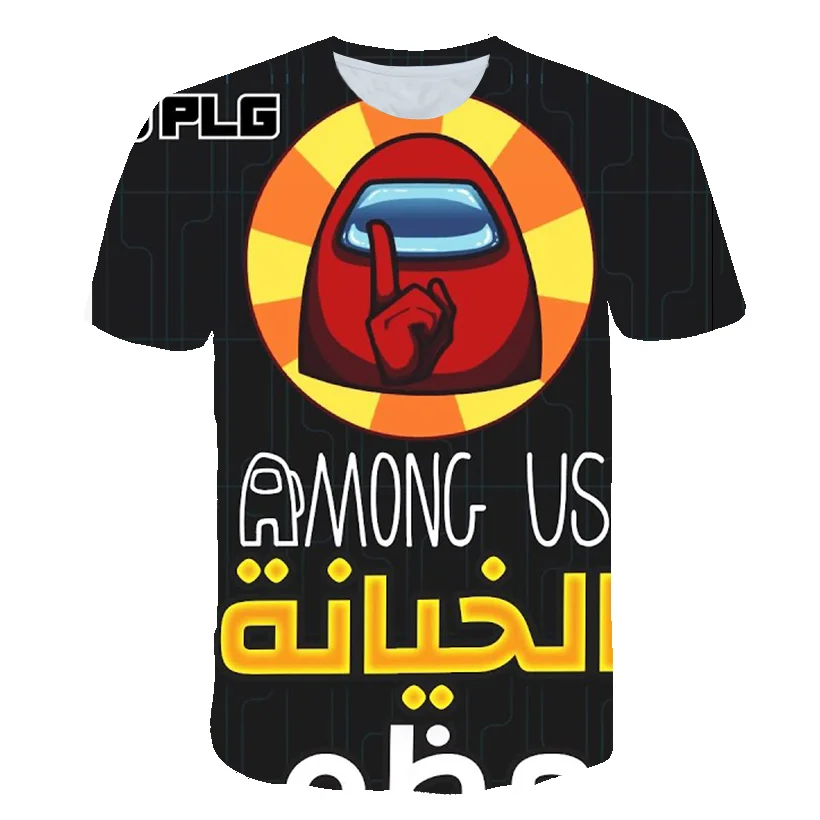 

New Among Us T Shirt Kids Boys Girls Streetwear Short Sleeve Tees TopsToddler Children Clothes Casual 3D Print Camiseta