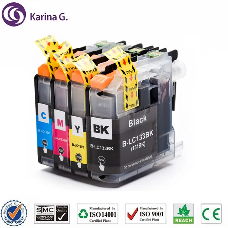 Compatible For Brother LC133 LC131 Ink Cartridge MFC-J245 J470DW J475DW J650DW J870DW DCP-J152W J172W J552DW J752DW | Компьютеры и