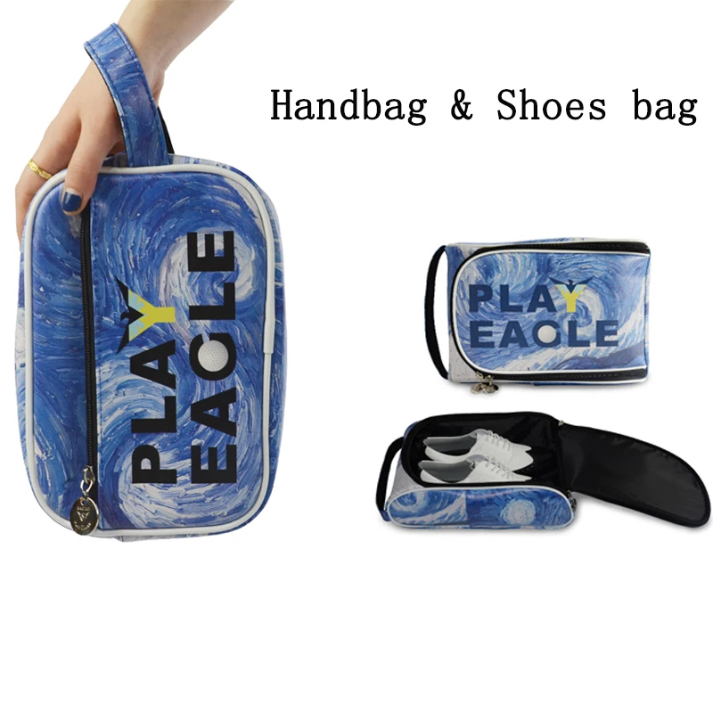 PLAYEAGLE Golf синяя Звездная ночь сумка для обуви на открытом воздухе мини | Спорт и