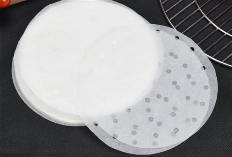 500 шт. белые круглые вкладыши из пергаментной бумаги антипригарная безопасная