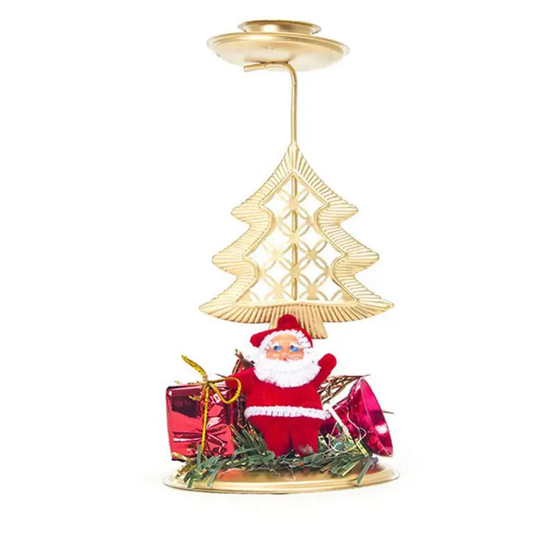 

Рождественский Железный фон для украшения стола в виде Свечи Домашний Декор Снежинка пятиконечная звезда Рождественская елка Лось