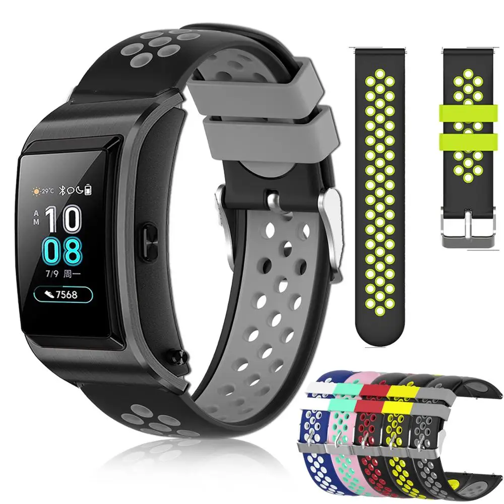Ремешок силиконовый для Huawei Talkband B5 сменный спортивный резиновый браслет