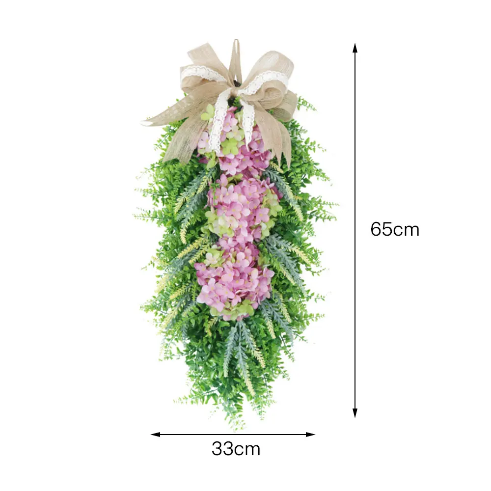 

Door Swag Swag Hanging Pendant Arch Front Door Wall Home Hanging Xmas Decor Holiday Props For Christmas Decoration