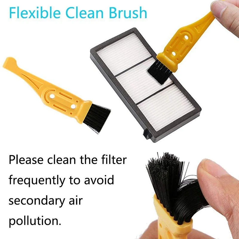 

Replacement Parts for IRobot Roomba 800 900 Series 860 870 871 880 890 805 960 980 Vacuums Accessories 4 Filters & 4 Side Brushe