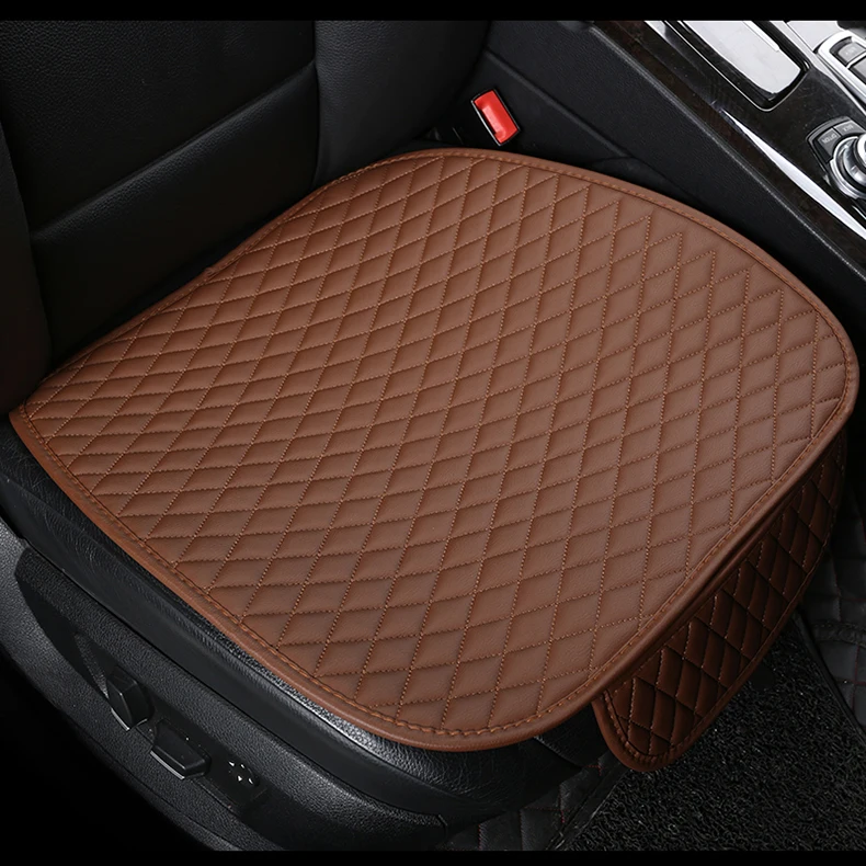 Кожаная подушка на сиденье автомобиля чехол для skoda octavia a7 fabia rapid kodiaq mini cooper