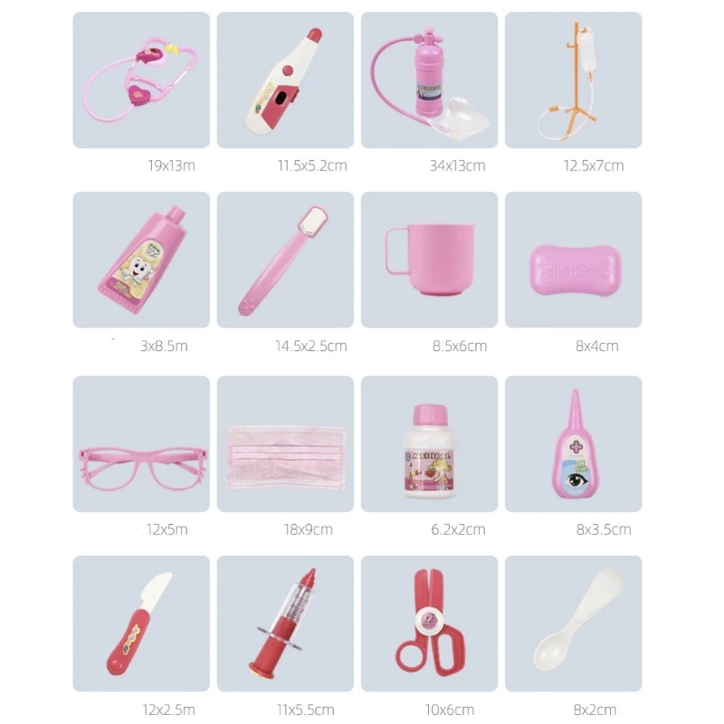 Детский домик для ролевых игр набор игрушек имитация доктора клиника приборы с