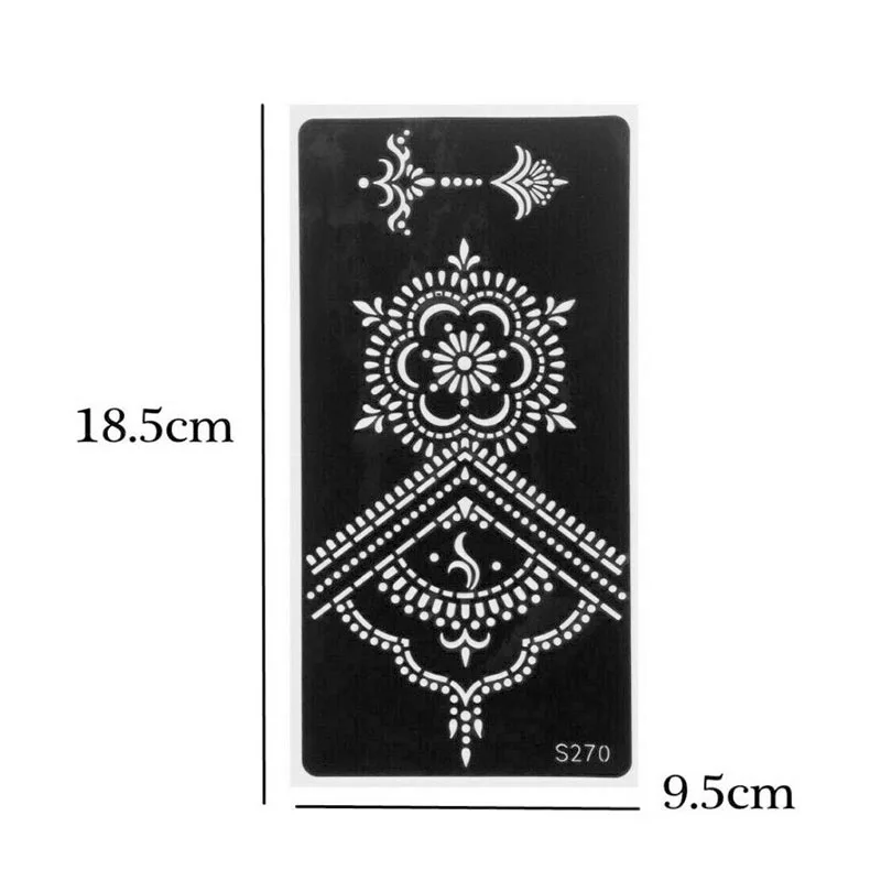 Waterproof Temporary Tattoo Sticker Chest Lace Henna Mandala Tattoos Diamond Flower Body Art Arm Fake Tatoo Women Men Tattoo Art