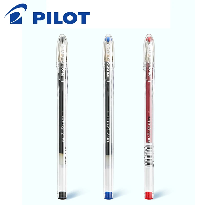 

4 pcs PILOT Gel Pens 0.5mm BL-G1-5T Students with Large Capacity Test Office Signature Special Pen Ink Steel Alloy Nib