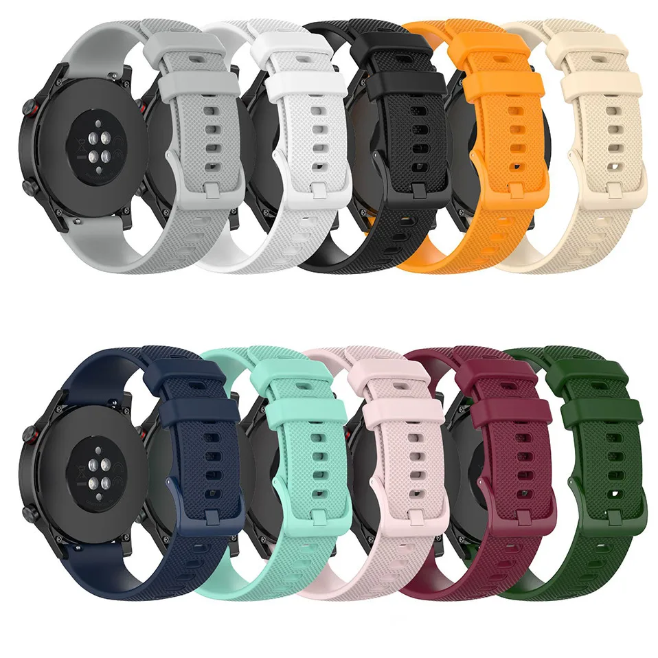 Ремешок для смарт часов Xiao mi Amazfit GTR сменный ремешок Watch цветной 22 мм силиконовый