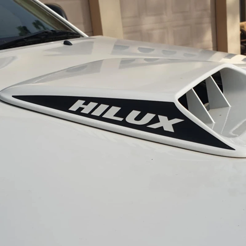 

2 Pcs D4D TURBO Hood Decals Stripe Graphic Vinyl Cool Car Stickers Accessories Fit For TOYOTA HILUX VIGO 2012 2013 2014