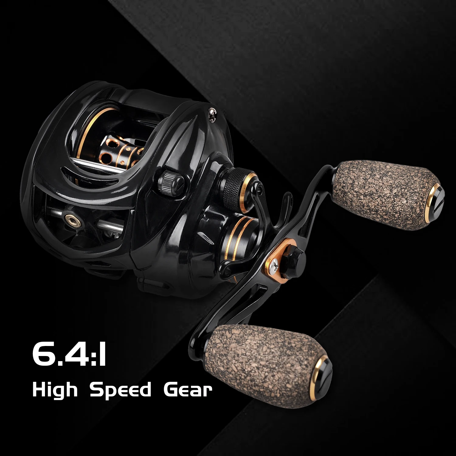 Рыболовная катушка Fiblink 6 4: 1 высокоскоростная 9 + BBs с магнитной тормозной