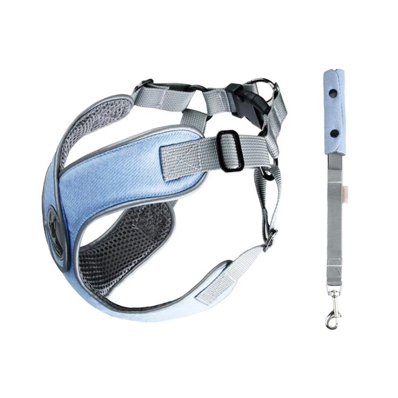 Взрывозащищенный сбруя для собак поводки костюм Светоотражающие Регулируемые