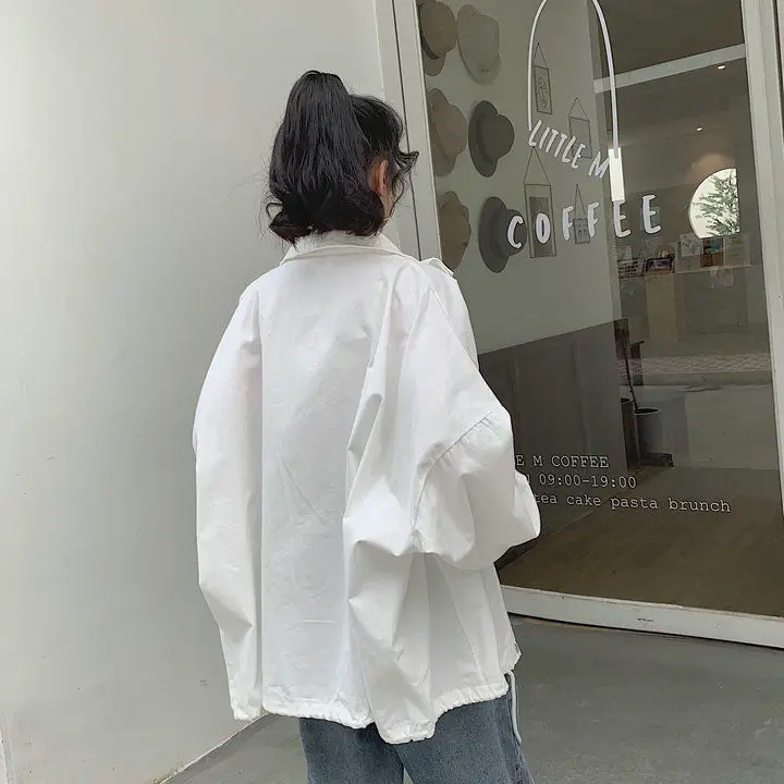 

Spring And Autumn Coat Women's Fashionable Ins All-match Korean Style Loose Coat For Women