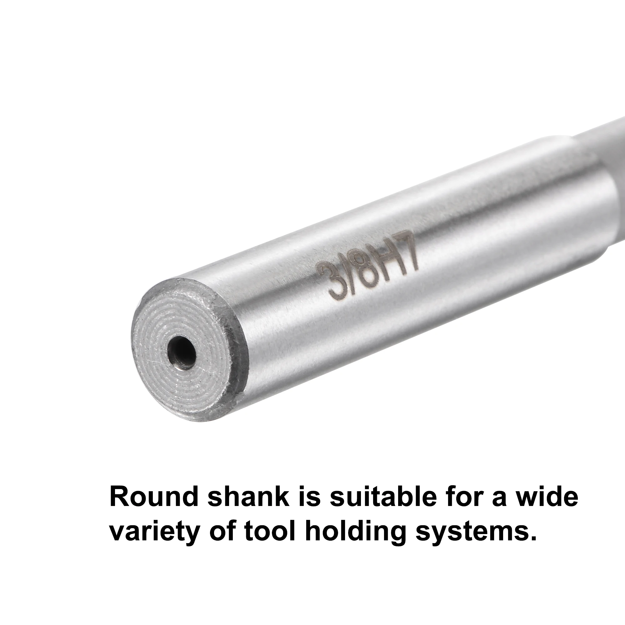 Uxcell 3/8&quot 5/8&quot 1/2&quot 3/4&quot Chucking Reamer H7 Accuracy High Speed Steel Lathe Machine 6 Straight Flutes Round 4pcs - купить