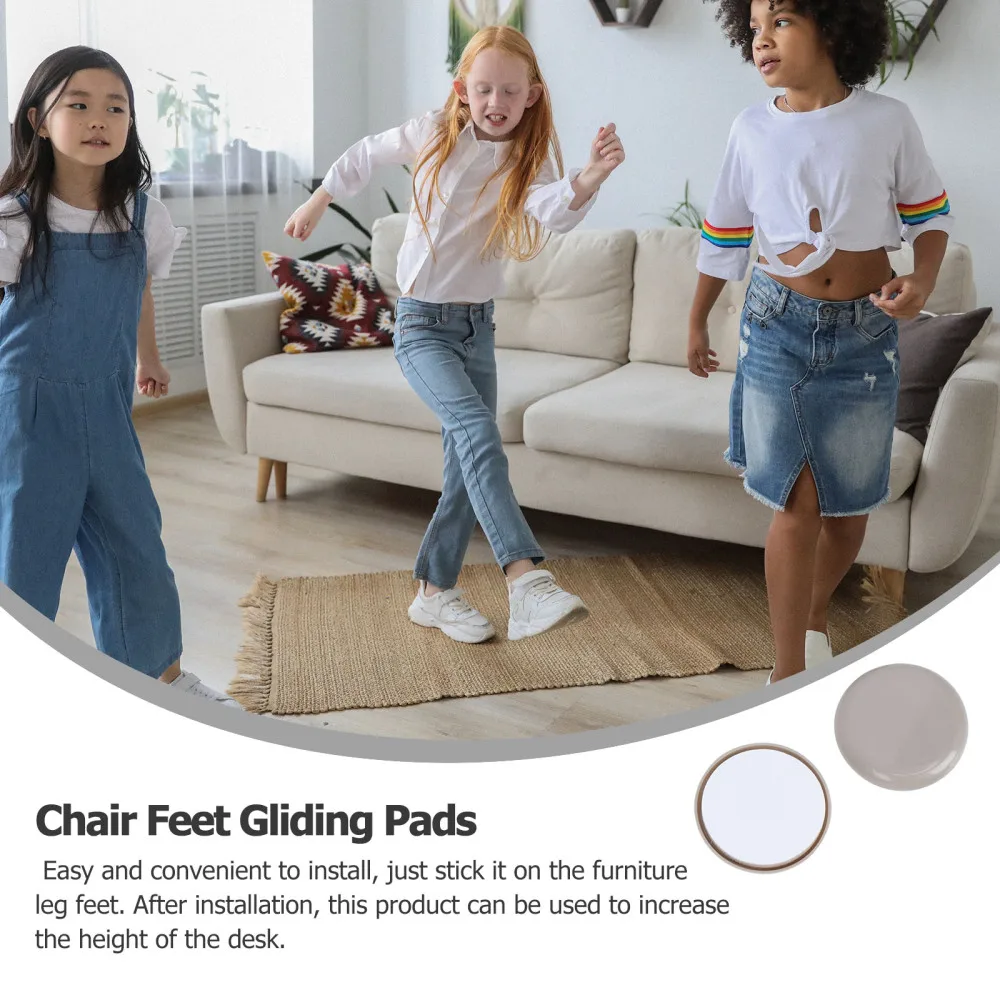 

12Pcs Household Chair Desk Gliding Pads Floor Protectors Furniture Gliding Pads