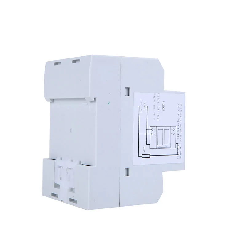 Цифровой Din-рейка светодиодный амперметр напряжения измеритель тока тестер