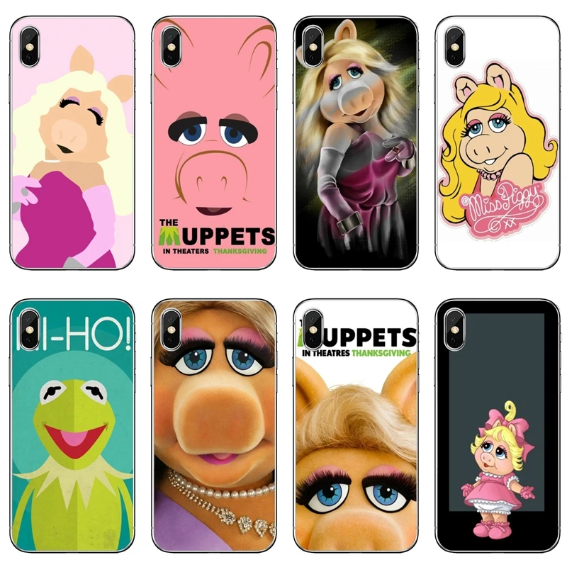 Чехол-накладка Muppets Miss Piggy для iPhone 11 pro XR X XS Max 8 7 6s plus SE 5s 5c iPod Touch 5 6 | Мобильные