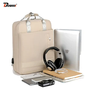 Водонепроницаемый рюкзак для ноутбука 15,6 дюйма, женский модный рюкзак для девочек, женская сумка, Розовый Многофункциональный USB рюкзак, большая емкость 2021